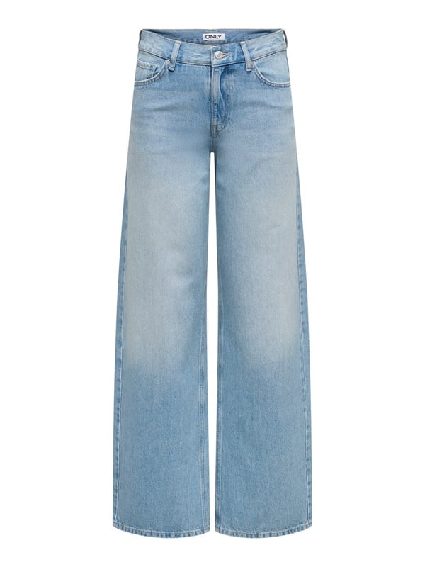 Only ONLMAYA MW WIDE DNM DOT445 Mavi Kadın Kot Pantolon