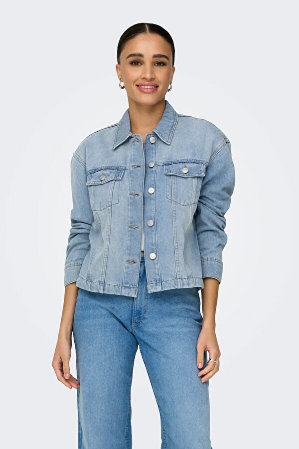 Only ONLMIKA L/S DNM JKT AKM MOCH Denim Kadın Ceket