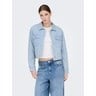 Only ONLMIST WASHED QUILT JACKET CC OTW Açık Mavi Kadın Ceket