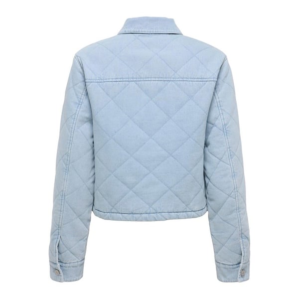 Only ONLMIST WASHED QUILT JACKET CC OTW Açık Mavi Kadın Ceket