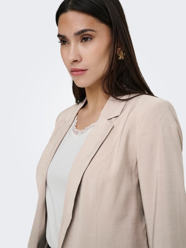 Only ONLMONZA L/S OPEN BLAZER CC TLR Bej Kadın Ceket