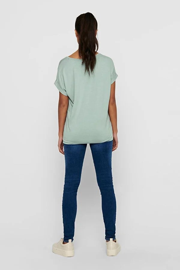 Only ONLMOSTER S/S O-NECK TOP NOOS JRS Turkuaz Kadın T-Shirt