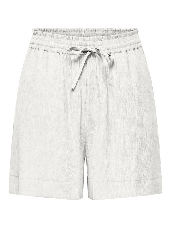 Only ONLNELE HW STRUCTURE SHORTS PNT Beyaz Kadın Şort