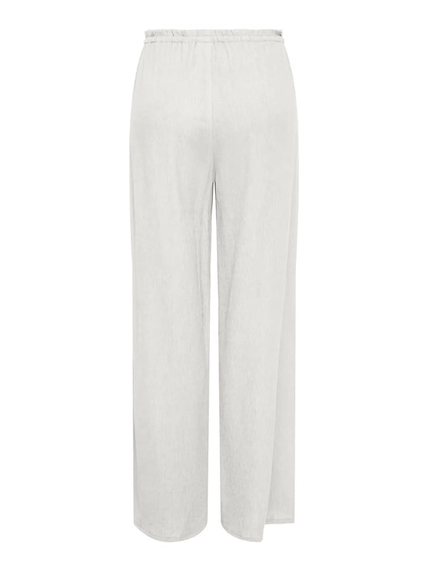 Only ONLNELE MW WIDE STRUCTURE PANT WVN Beyaz Kadın Pantolon