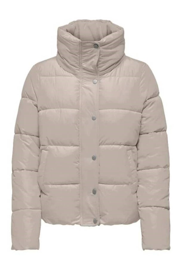 Only ONLNEWCOOL PUFFER JACKET OTW NOOS Bej Kadın Ceket