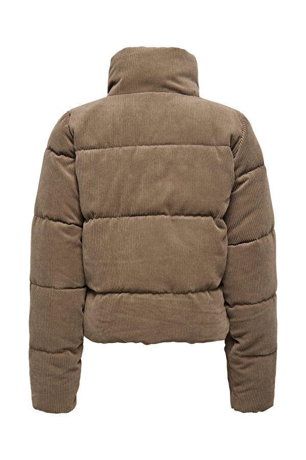Only ONLNEWDOLLY CORDUROY PUFFER OTW NOOS Kahverengi Kadın Ceket
