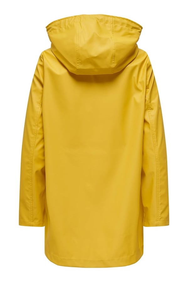 Only ONLNEWELLEN RAINCOAT OTW CC Sarı Kadın Mont