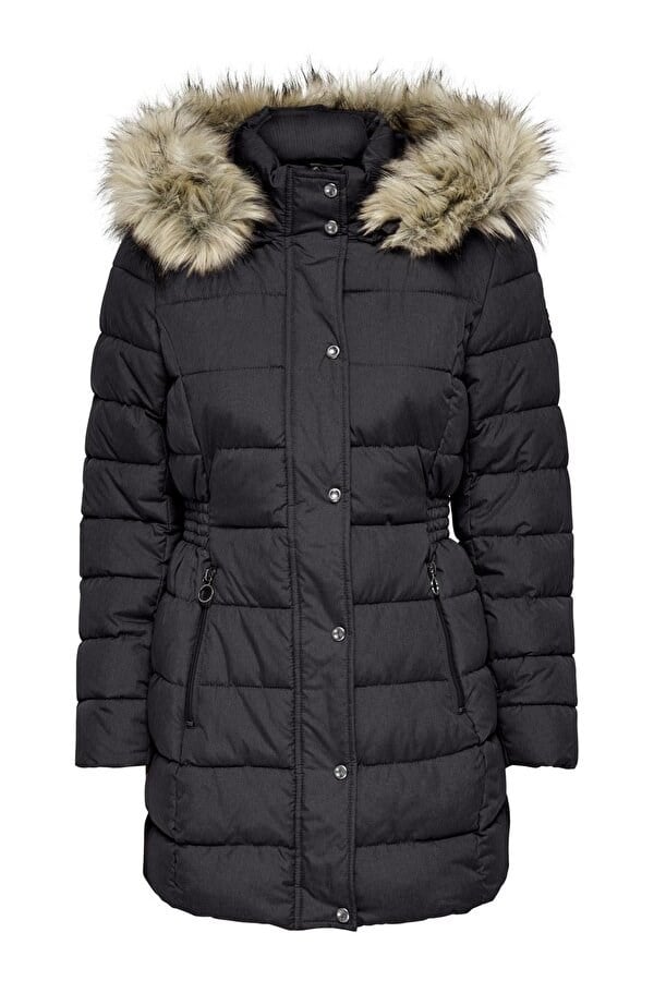 Only ONLNEWLUNA QUILTED COAT CC OTW Antrasit Kadın Ceket