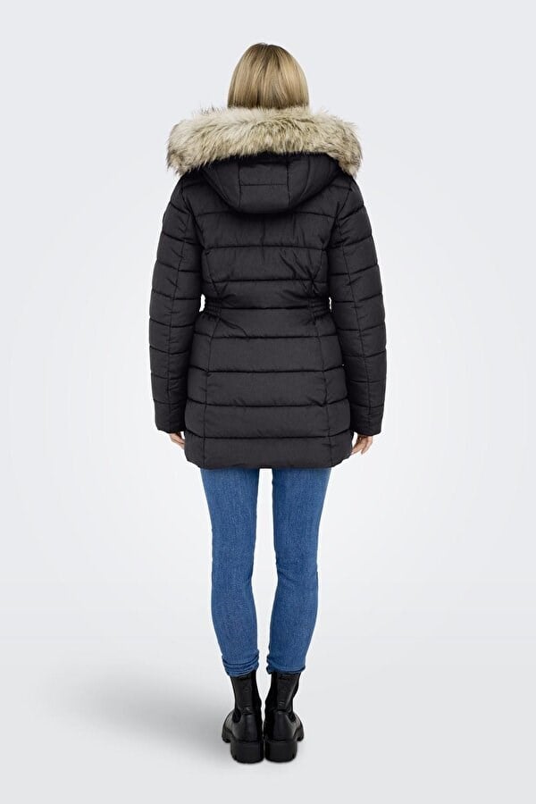 Only ONLNEWLUNA QUILTED COAT CC OTW Antrasit Kadın Ceket