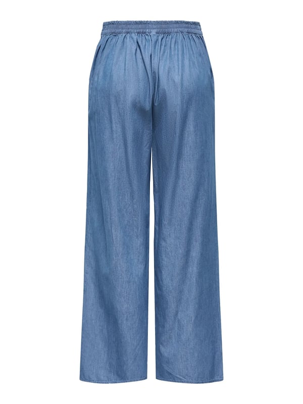 Only ONLNOVA AZURE PALAZ PANT WVN Mavi Kadın Pantolon