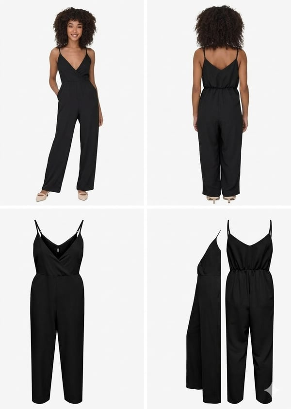 Only ONLNOVA LIFE ELITE EMZA JUMPSUIT SOLID Siyah Kadın Tulum