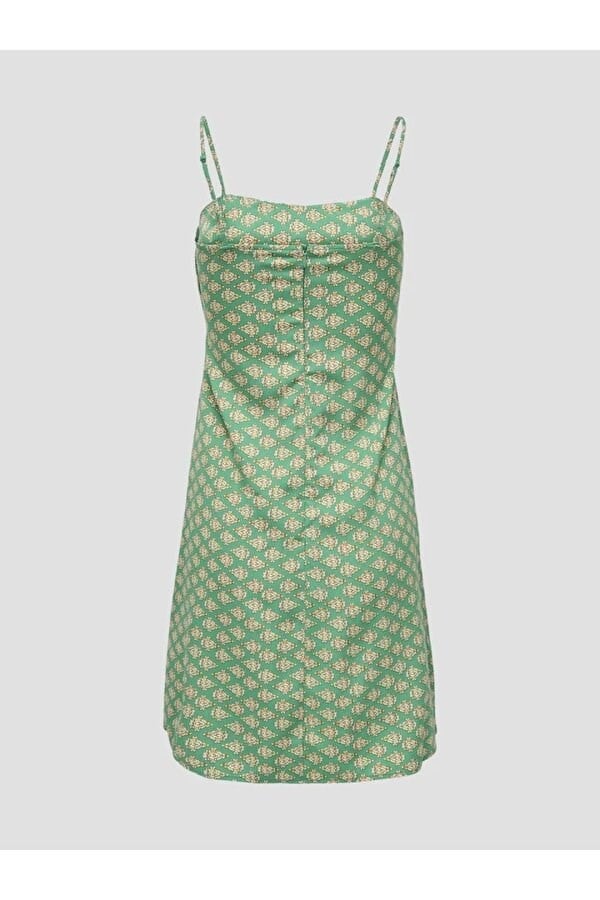 Only ONLNOVA LIFE VIS ALEXIS DRESS WVN Yeşil Kadın Elbise
