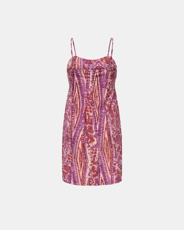 Only ONLNOVA LIFE VIS ALEXIS DRESS WVN Fuşya Kadın Elbise