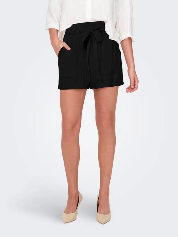 Only ONLNOVA LIFE VIS TALIA SHORTS WVN Siyah Kadın Şort