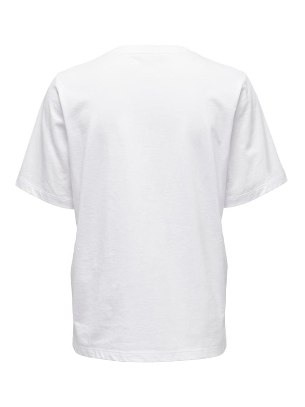 Only ONLONLY S/S TEE JRS NOOS Beyaz Kadın T-Shirt