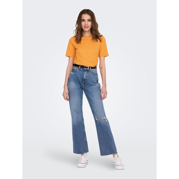 Only ONLONLY S/S TEE JRS NOOS Pudra Kadın T-Shirt