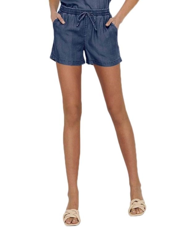 Only ONLPEMA LIFE LYOCELL DNM SHORTS NOOS Lacivert Kadın Şort
