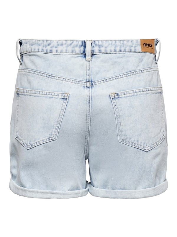 Only ONLPHINE DNM SHORTS NOOS Açık Mavi Kadın Şort