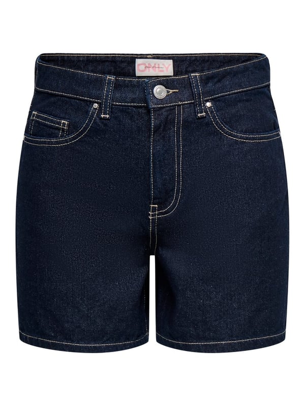 Only ONLPHINE DNM SHORTS NOOS Lacivert Kadın Şort