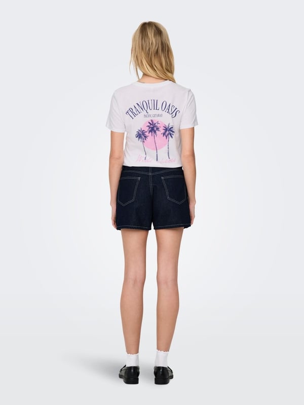 Only ONLPHINE DNM SHORTS NOOS Lacivert Kadın Şort