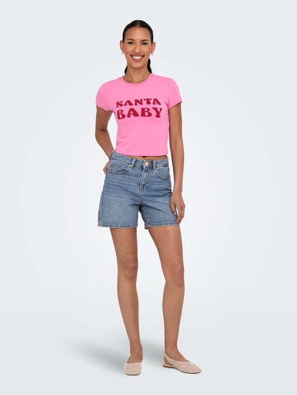 Only ONLPHINE DNM SHORTS NOOS Mavi Kadın Şort
