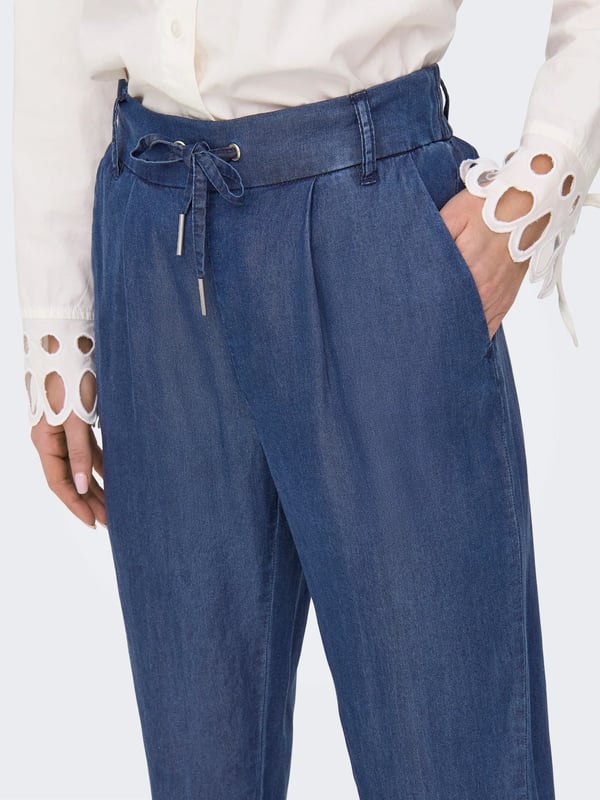 Only ONLPOPTRASH CHARIS LIFE PANT CC WVN Lacivert Kadın Pantolon