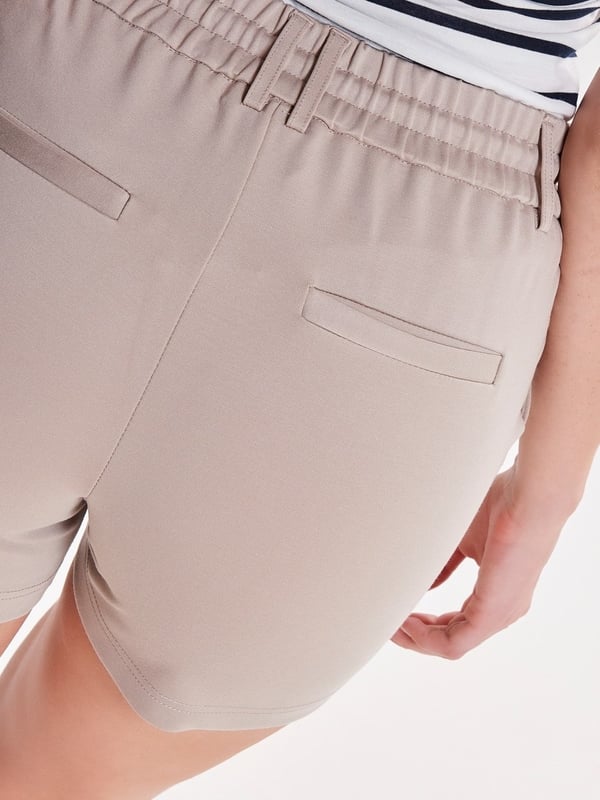 Only ONLPOPTRASH LIFE EASY SHORTS PNT NOOS Bej Kadın Şort