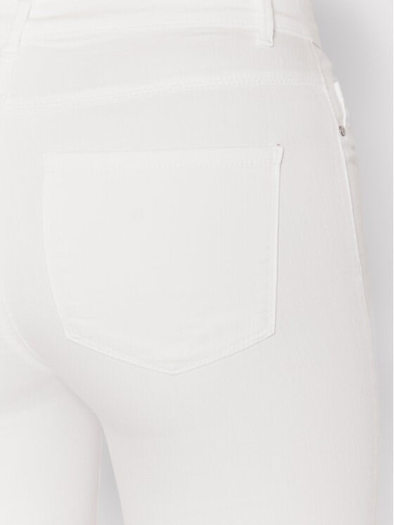Only ONLRAIN LIFE MID LONG DNM SHORTS NOOS Beyaz Kadın Şort