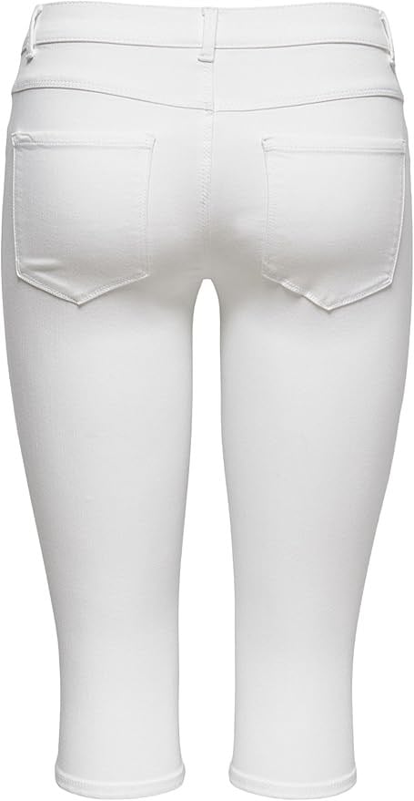 Only ONLRAIN LIFE REG SK KNICKERS DNM NOOS Beyaz Kadın Şort