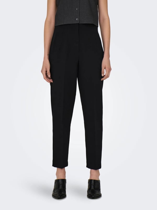 Only ONLRAVEN LIFE HW PANT TLR Siyah Kadın Pantolon