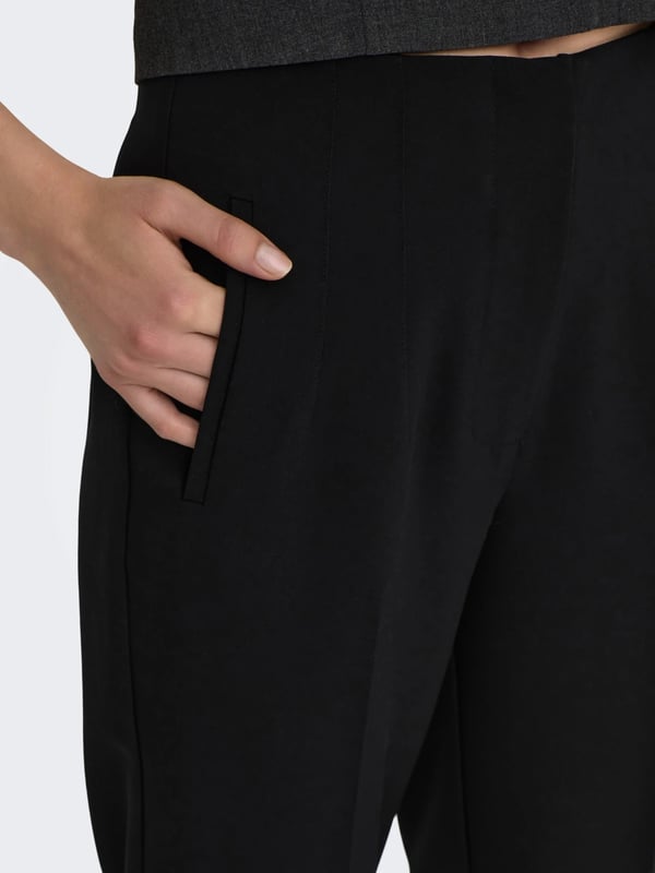 Only ONLRAVEN LIFE HW PANT TLR Siyah Kadın Pantolon