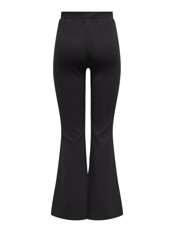 Only ONLSCARLETT FLARED PANT UB SWT Siyah Kadın Pantolon