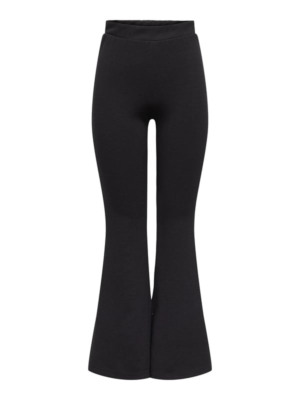 Only ONLSCARLETT FLARED PANT UB SWT Siyah Kadın Pantolon