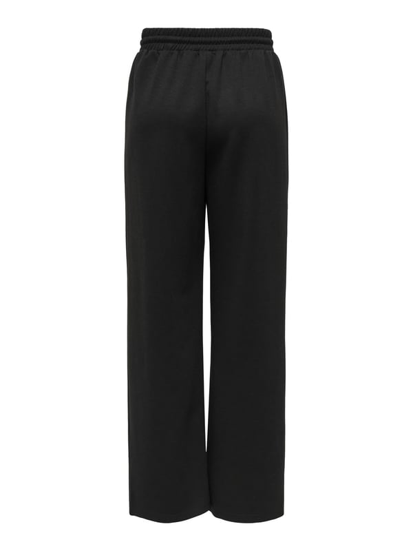 Only ONLSCARLETT WIDE PANT SWT NOOS Siyah Kadın Pantolon
