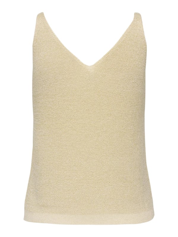 Only ONLSHINA SL GLITTER TOP KNT Gold Kadın T-Shirt