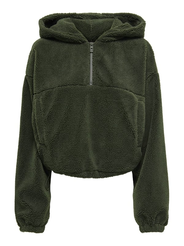 Only ONLSIENA TEDDY ANORAK LIFE CC OTW Haki Kadın Mont