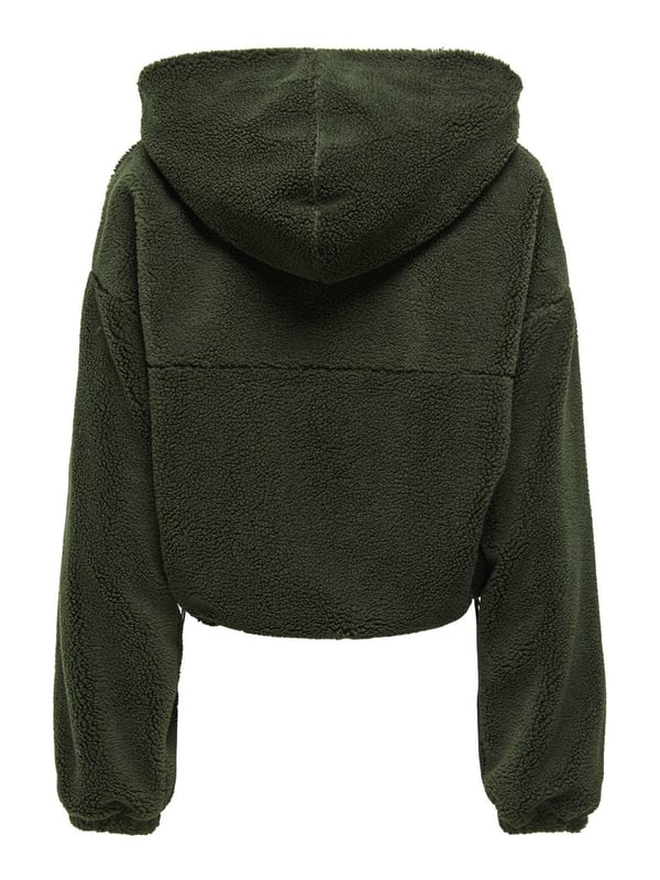 Only ONLSIENA TEDDY ANORAK LIFE CC OTW Haki Kadın Mont