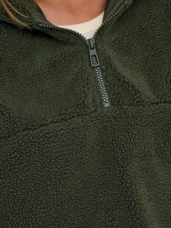 Only ONLSIENA TEDDY ANORAK LIFE CC OTW Haki Kadın Mont