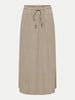 Only ONLSOLVI HW LINEN BL PB LON SKIRT CC PNT Bej Kadın Etek