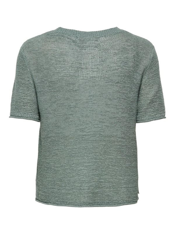 Only ONLSUNNY S/S PULLOVER KNT NOOS Yeşil Kadın T-Shirt