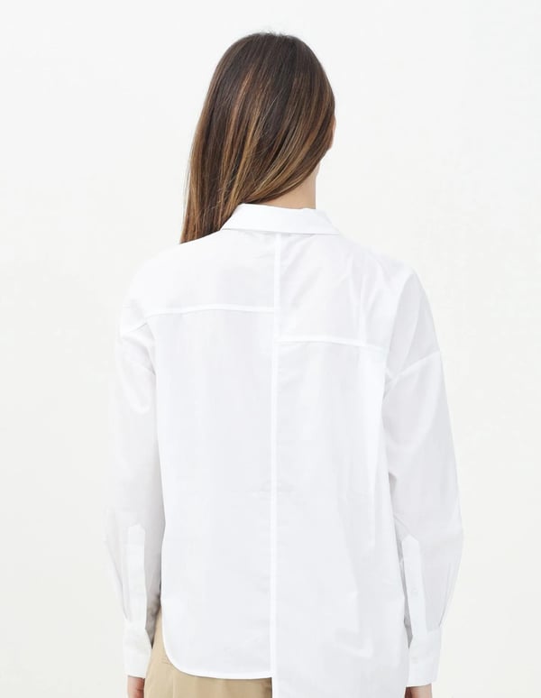 Only ONLSUZI LIFE LS SHIRT CC WVN Beyaz Kadın Gömlek