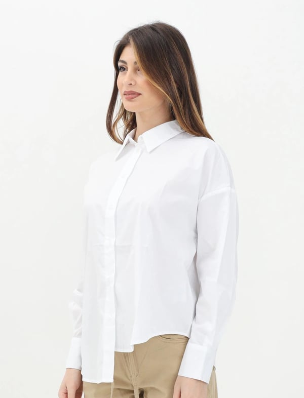 Only ONLSUZI LIFE LS SHIRT CC WVN Beyaz Kadın Gömlek