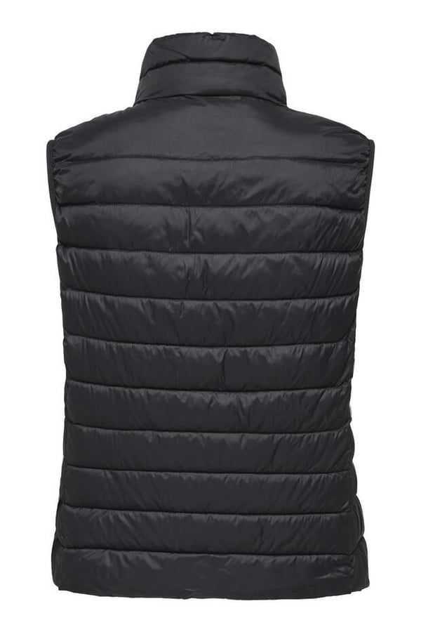 Only ONLTAHIA LW QUILTED WAISTCOAT OTW NOOS Siyah Kadın Yelek