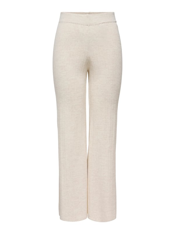 Only ONLTHEA PANT KNT Bej Kadın Pantolon