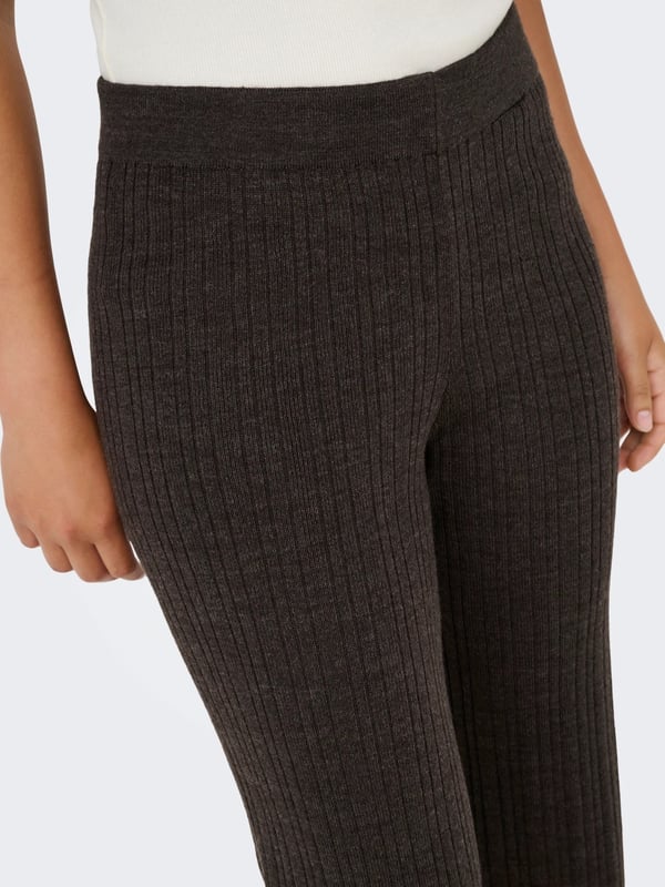 Only ONLTHEA PANT KNT Kahverengi Kadın Pantolon