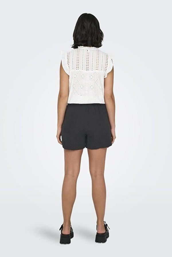 Only ONLTHYRA SHORTS NOOS WVN Antrasit Kadın Şort