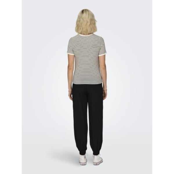 Only ONLTINE S/S O-NECK TOP JRS Beyaz Kadın T-Shirt