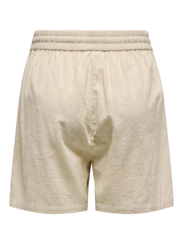 Only ONLTIZANA STRING COTTON SHORTS WVN NOOS Bej Kadın Şort
