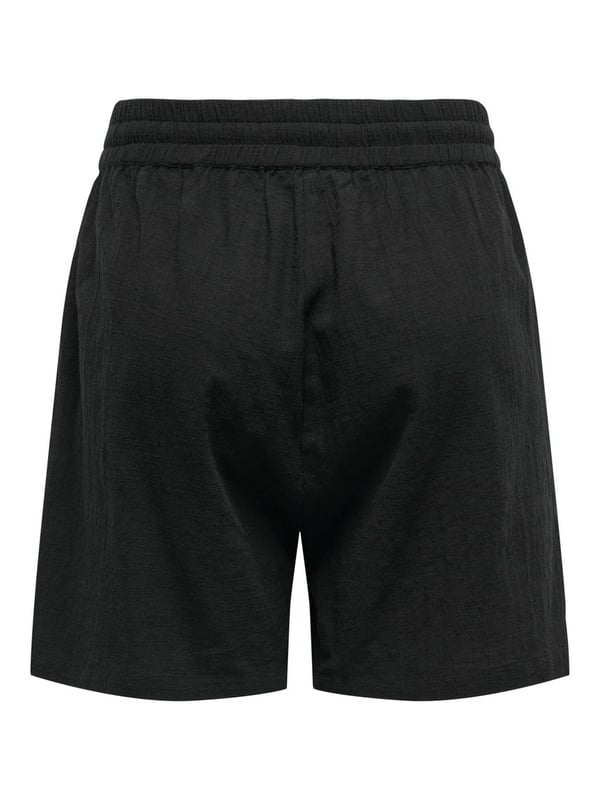 Only ONLTIZANA STRING COTTON SHORTS WVN NOOS Siyah Kadın Şort