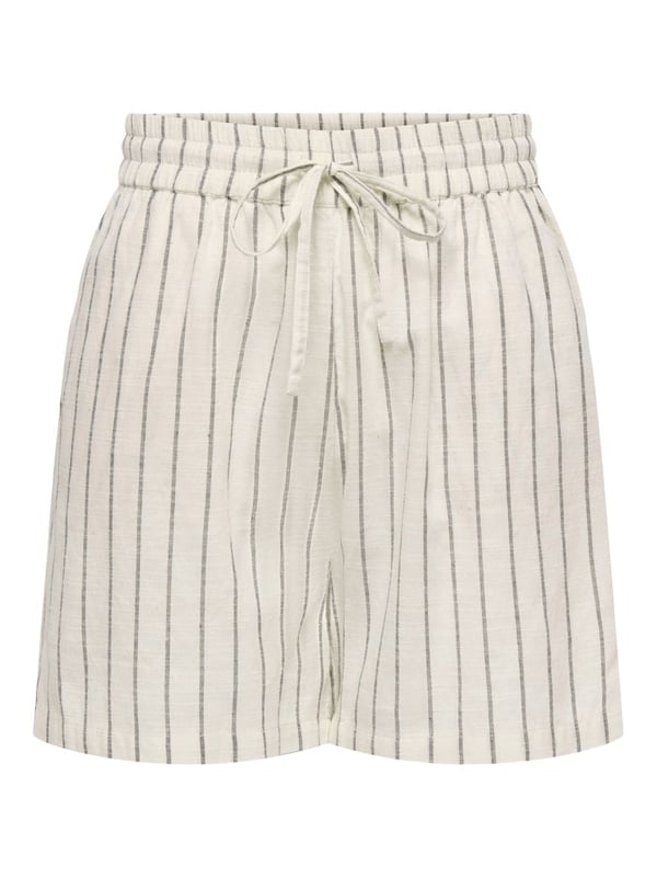 Only ONLTIZANA STRIPE STRING SHORTS WVN NOOS Beyaz Kadın Şort